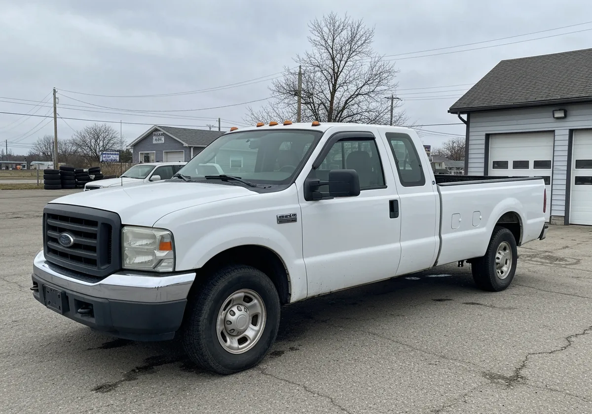 2012 Ford F-150 XLT white pickup front three-quarter listing photo